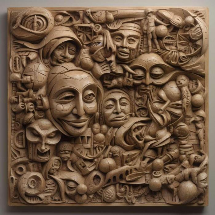 نموذج ثلاثي الأبعاد لآلة CNC 3D Art 